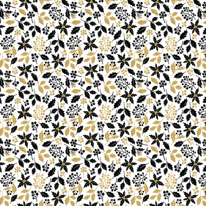 Classy Traditional Christmas Floral Pattern Acrylic Sheets - CMB Pattern Acrylic