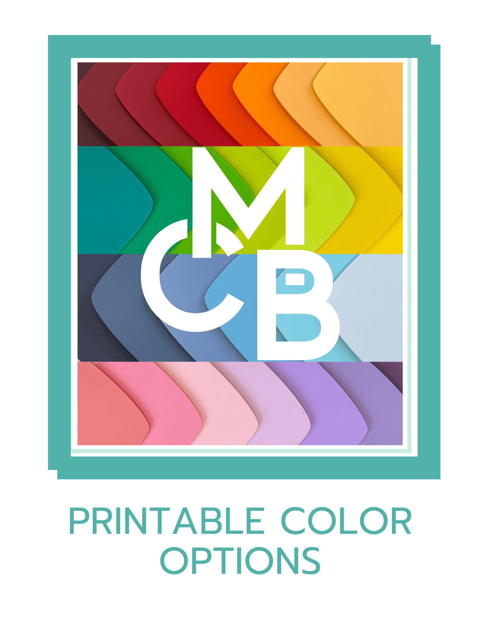 CMB ACRYLIC PRINT COLOR OPTIONS DOWNLOADABLE PDF – Custom Made Better