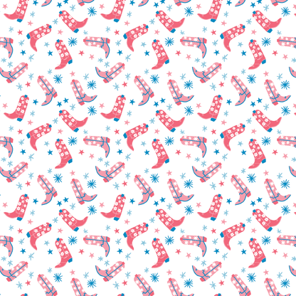 Cowgirl Boots Pattern Acrylic Sheets - CMB Pattern Acrylic