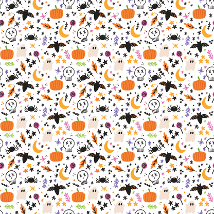 Cute Halloween Clipart Acrylic Sheets - CMB Pattern Acrylic