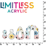 Cute Pastel Floral Pattern Acrylic Sheets - CMB Pattern Acrylic