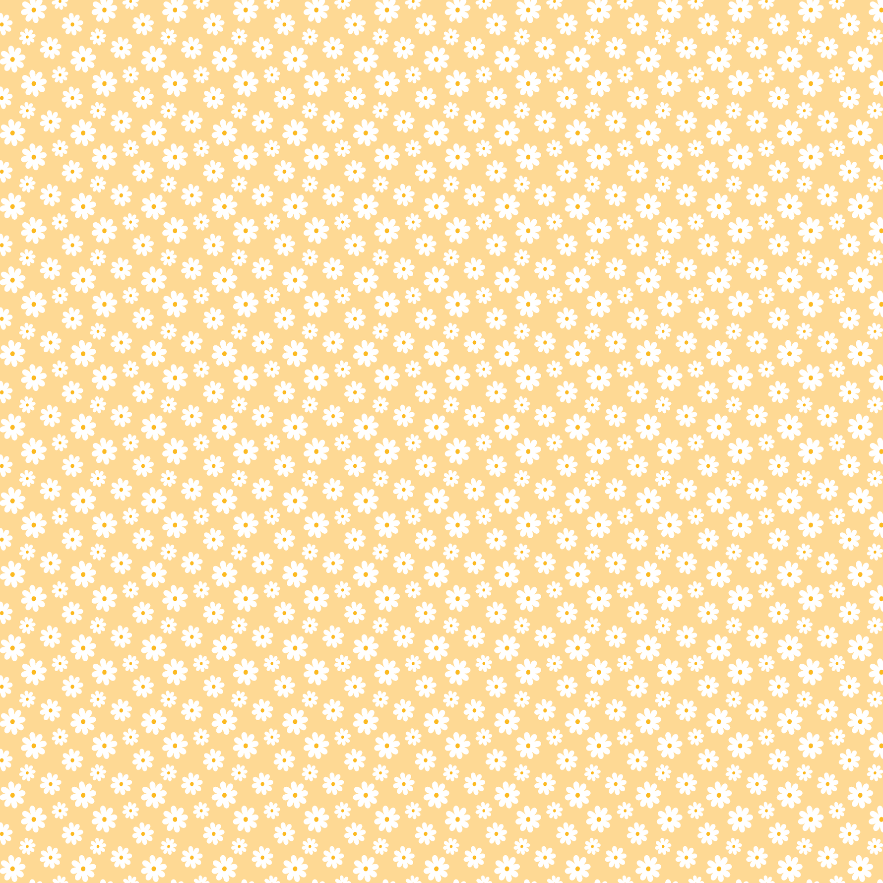 Daisies on Pastel Yellow Pattern Acrylic Sheets - CMB Pattern Acrylic