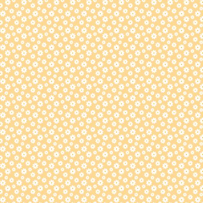 Daisies on Pastel Yellow Pattern Acrylic Sheets - CMB Pattern Acrylic