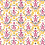 Damask Yellow & Pink Pattern Acrylic Sheets - CMB Pattern Acrylic