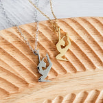 Dancer Necklace (Silver or Gold), 1 Total, Metal Blank 151 - 