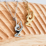 Dancer Necklace (Silver or Gold), 1 Total, Metal Blank 151 - 