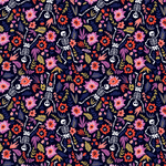 Dancing Floral Skeletons Pattern Acrylic Sheet - CMB Pattern Acrylic