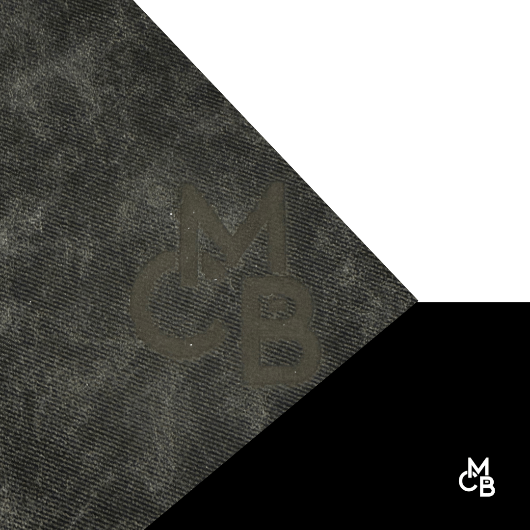 Denim Leatherette | BLACK DENIM ENGRAVES BLACK - LASERABLE LEATHERETTE