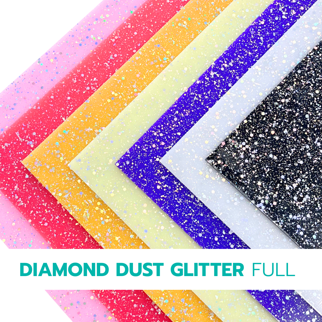 Diamond Dust Glitter Cast Acrylic Sheets | 1/8" | 48" X 96" - Acrylic Sheets