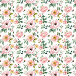Distressed Pink Floral Pattern Acrylic Sheets - CMB Pattern Acrylic