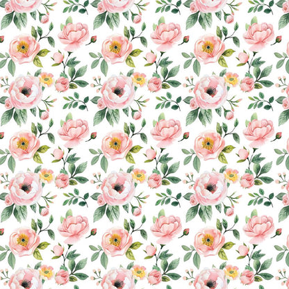 Distressed Pink Floral Pattern Acrylic Sheets - CMB Pattern Acrylic