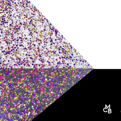 Dot Glitter Cast Acrylic Sheets | 1/8" | 48" X 96" - 