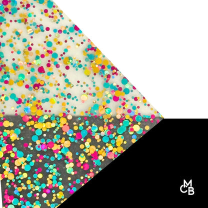 Dot Glitter Cast Acrylic Sheets | 1/8" | 48" X 96" - 