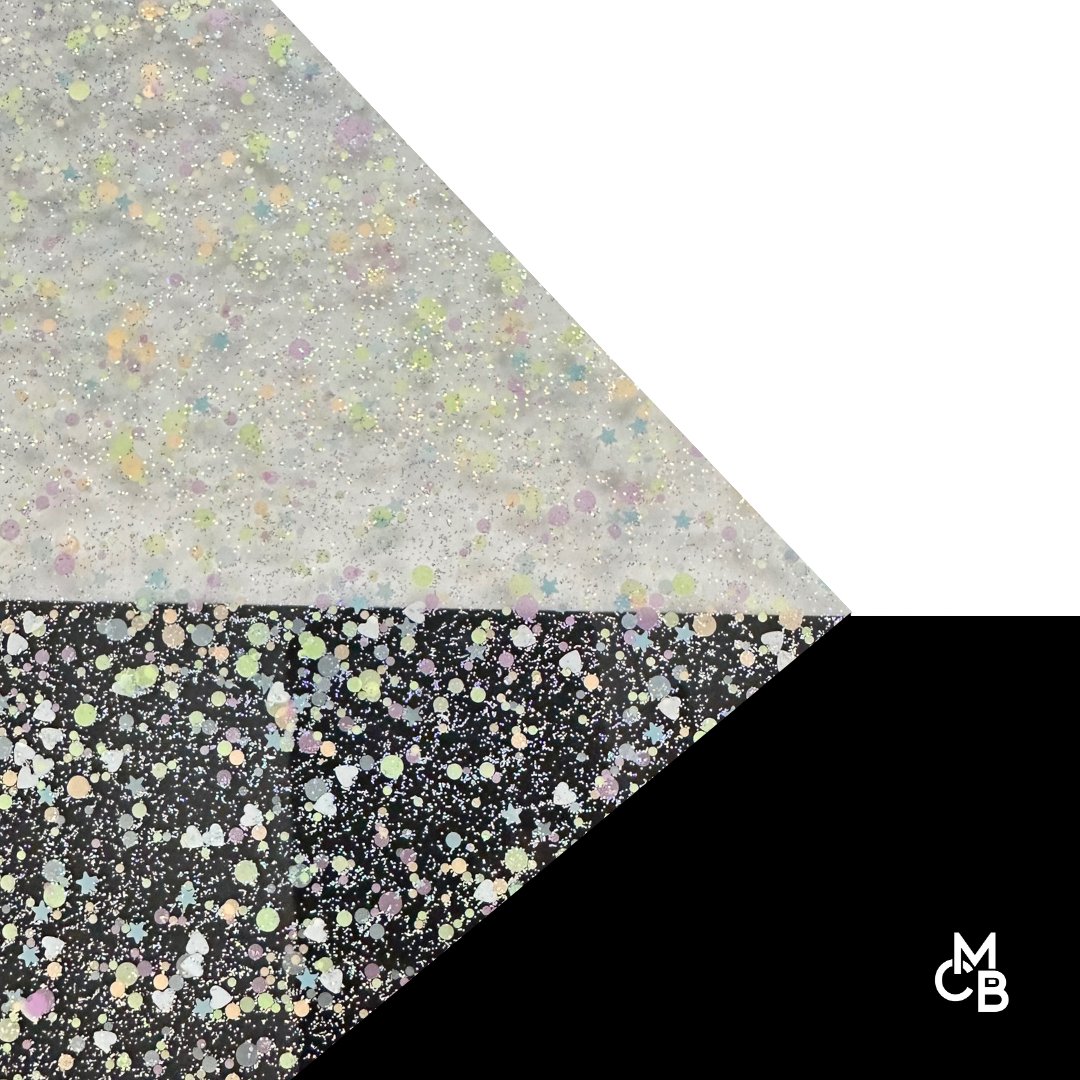 Dot Glitter Cast Acrylic Sheets | 1/8" | 48" X 96" - 