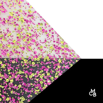 Dot Glitter Cast Acrylic Sheets | 1/8" | 48" X 96" - 