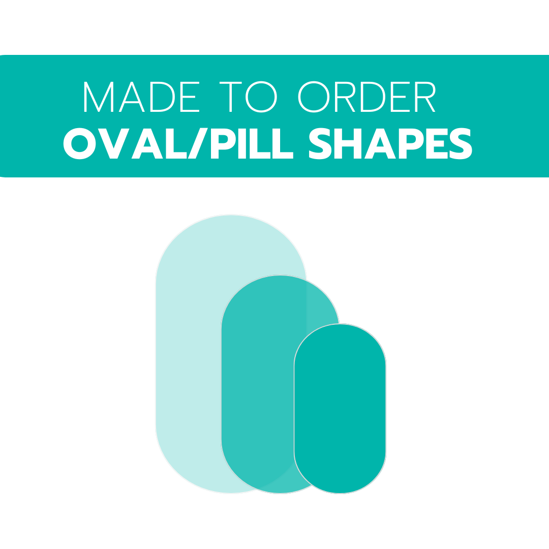 DOUBLE ARCH / PILL SHAPE ACRYLIC BLANKS - Acrylic Blanks