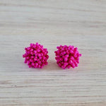 Dragonfruit 15mm Small Seed Bead Topper, 1 Pair, Seed Bead 36 - 