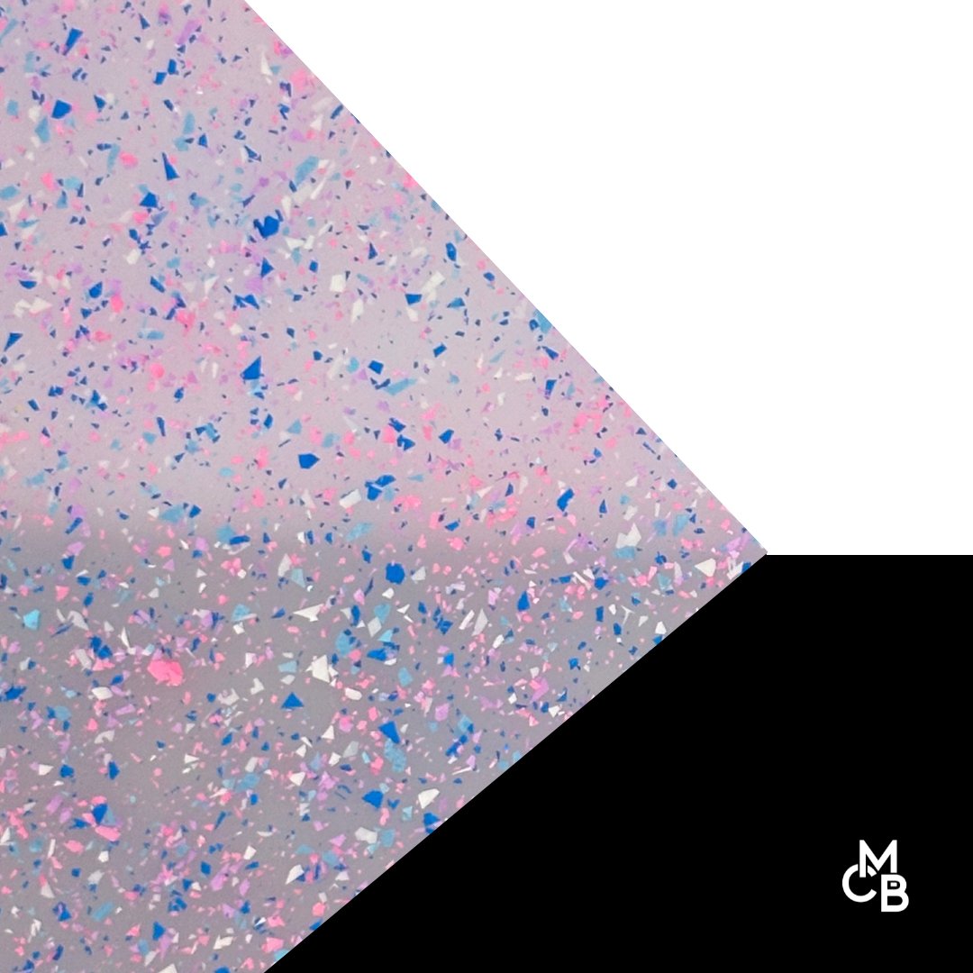 Electric Carnival MicroFlake Glitter Cast Acrylic | Glitter Acrylic Sheet | CMB Acrylic