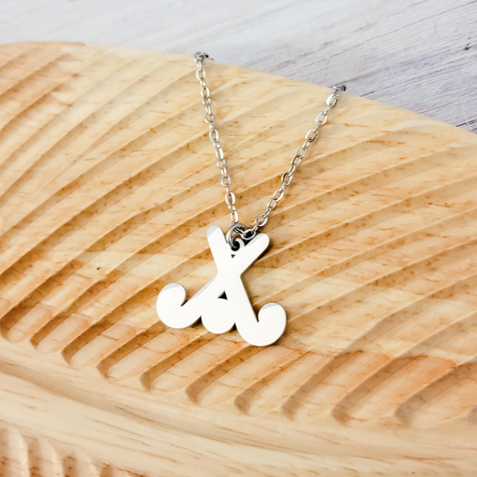 Field Hockey Pendant Necklace (Silver or Gold), Metal Blank 84 - 