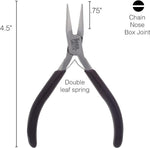 Fine Point Chain Nose Pliers, 1 Pair, Tool 2 - 