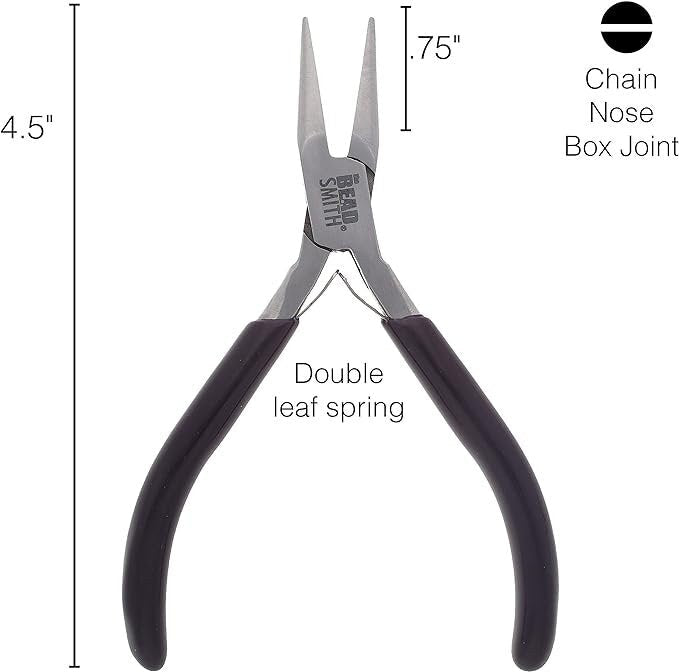 Fine Point Chain Nose Pliers, 1 Pair, Tool 2 - 