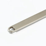 Flat Bangle Blank with Heart Cutouts (Silver or Gold), 1 Total, Metal Blank 1 - 