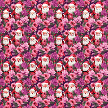 Floral Hidden Santa Pattern Acrylic Sheets - CMB Pattern Acrylic