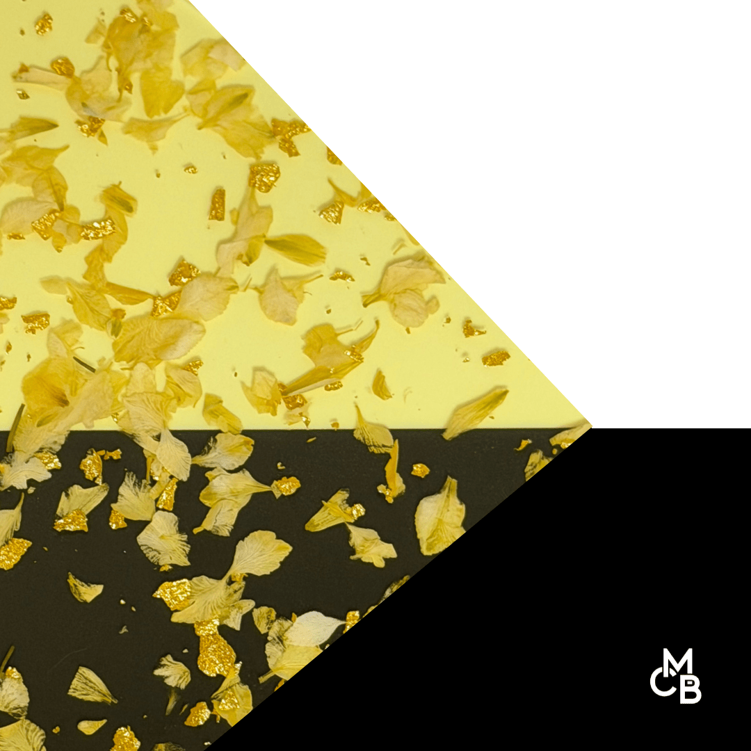 Flower Yellow Cast Acrylic | Flower Acrylic Sheet | CMB Acrylic