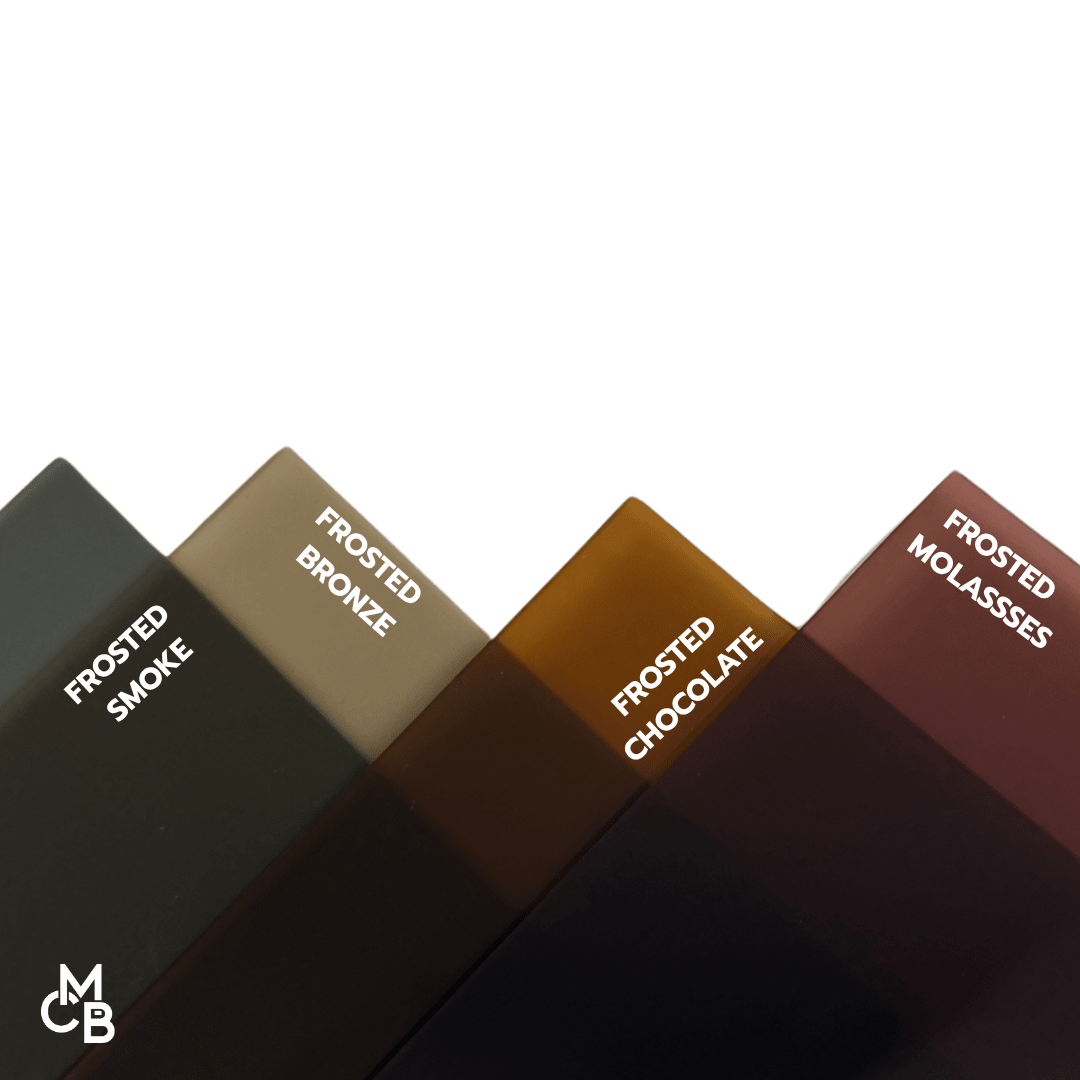 Frosted Bronze Cast Acrylic | Frosted Acrylic Sheet | CMB Acrylic