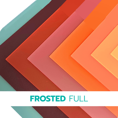Frosted Cast Acrylic Sheets | 1/8" | 48" X 96" - Acrylic Sheets