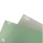 Frosted Glass Green Edge Cast Acrylic | Frosted Acrylic Sheet | CMB Acrylic