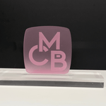 Frosted Taffetta Pink Cast Acrylic | Frosted Acrylic Sheet | CMB Acrylic