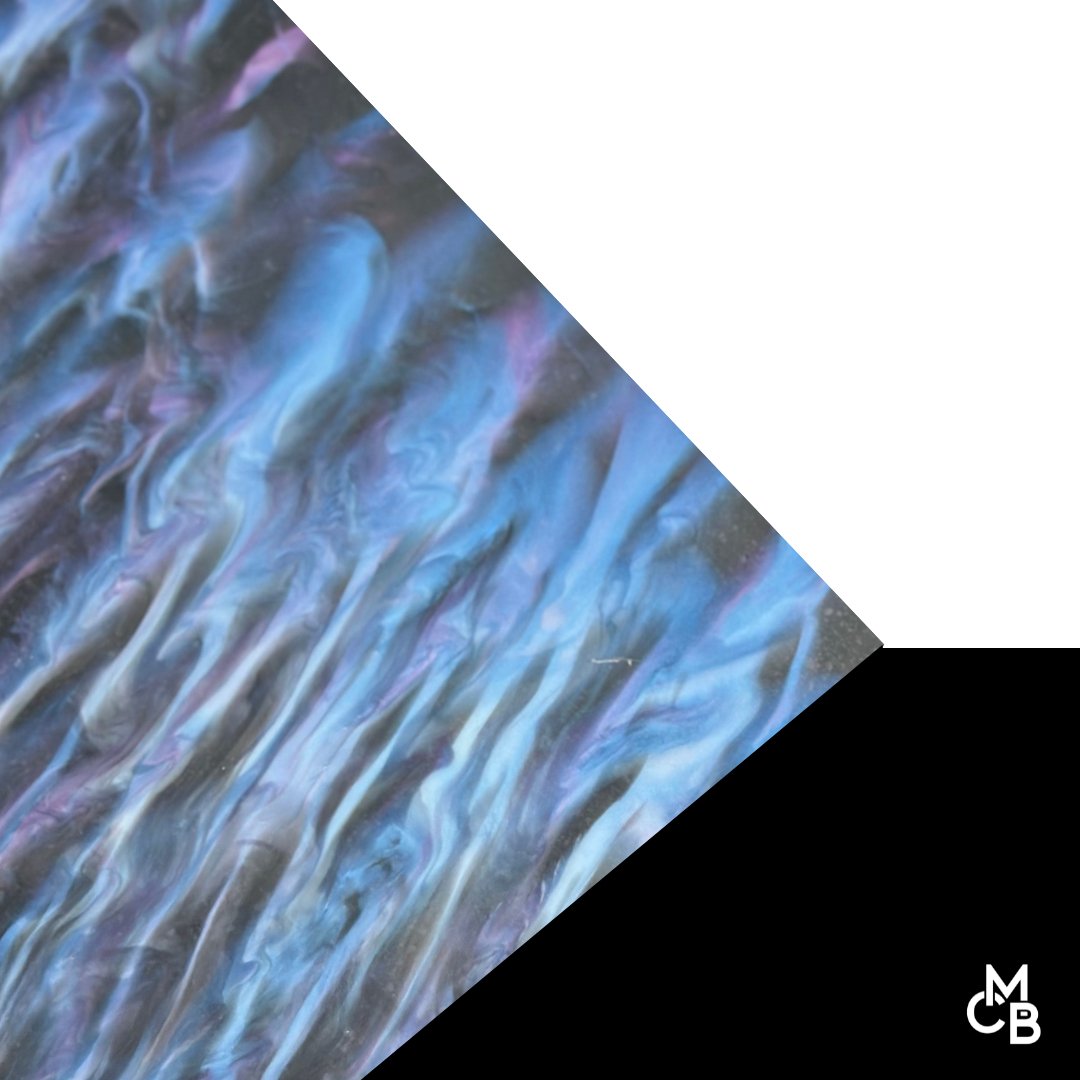 Galaxy Marbled Glitter Cast Acrylic | Marbled Acrylic Sheet | CMB Acrylic