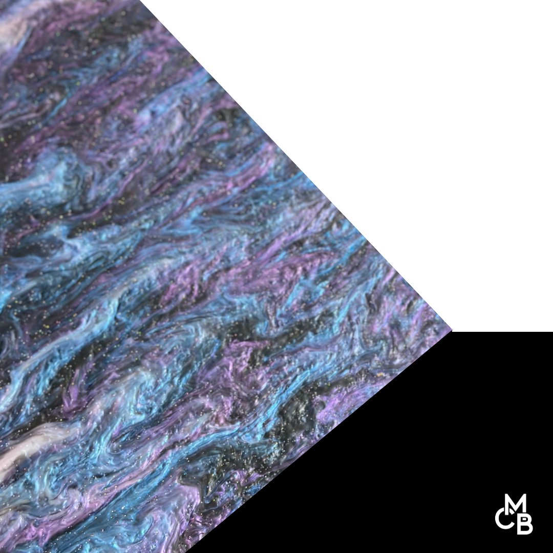 Galaxy Marbled Glitter Cast Acrylic | Marbled Acrylic Sheet | CMB Acrylic