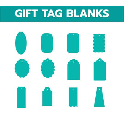GIFT TAG SHAPES | ACRYLIC BLANKS | CUT TO SIZE ACRYLIC - Acrylic Blanks