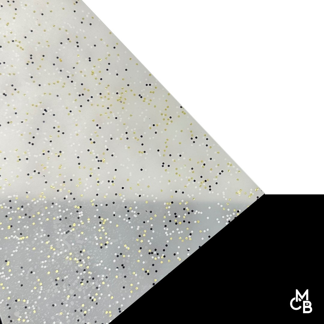 Gilded Elegance Glitz Glitter Cast Acrylic | Glitter Acrylic Sheet | CMB Acrylic