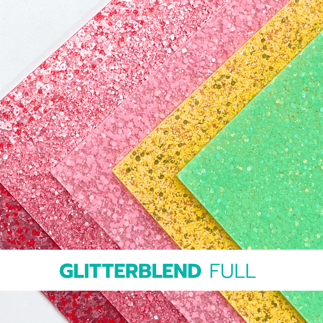 GlitterBlend Cast Acrylic Sheets | 1/8" | 48" X 96" - Acrylic Sheets