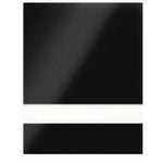 Gloss Black Engraves White Laser XT Two Tone Acrylic | Gloss Acrylic Sheet | CMB Acrylic