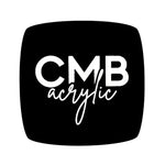 Gloss Black Engraves White Laser XT Two Tone Acrylic | Gloss Acrylic Sheet | CMB Acrylic