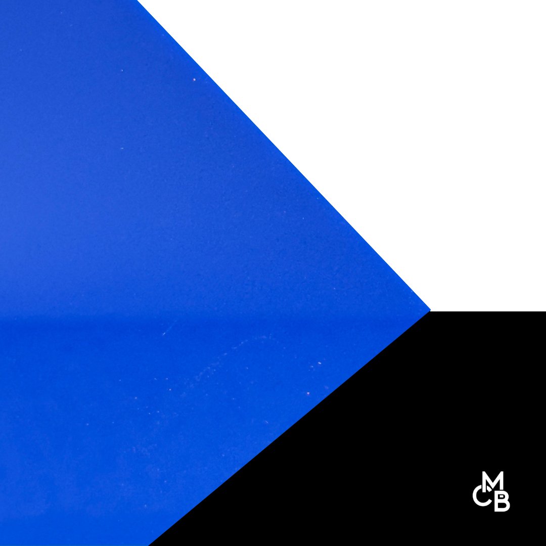 Gloss Blue Cast Acrylic | Gloss Acrylic Sheet | CMB Acrylic