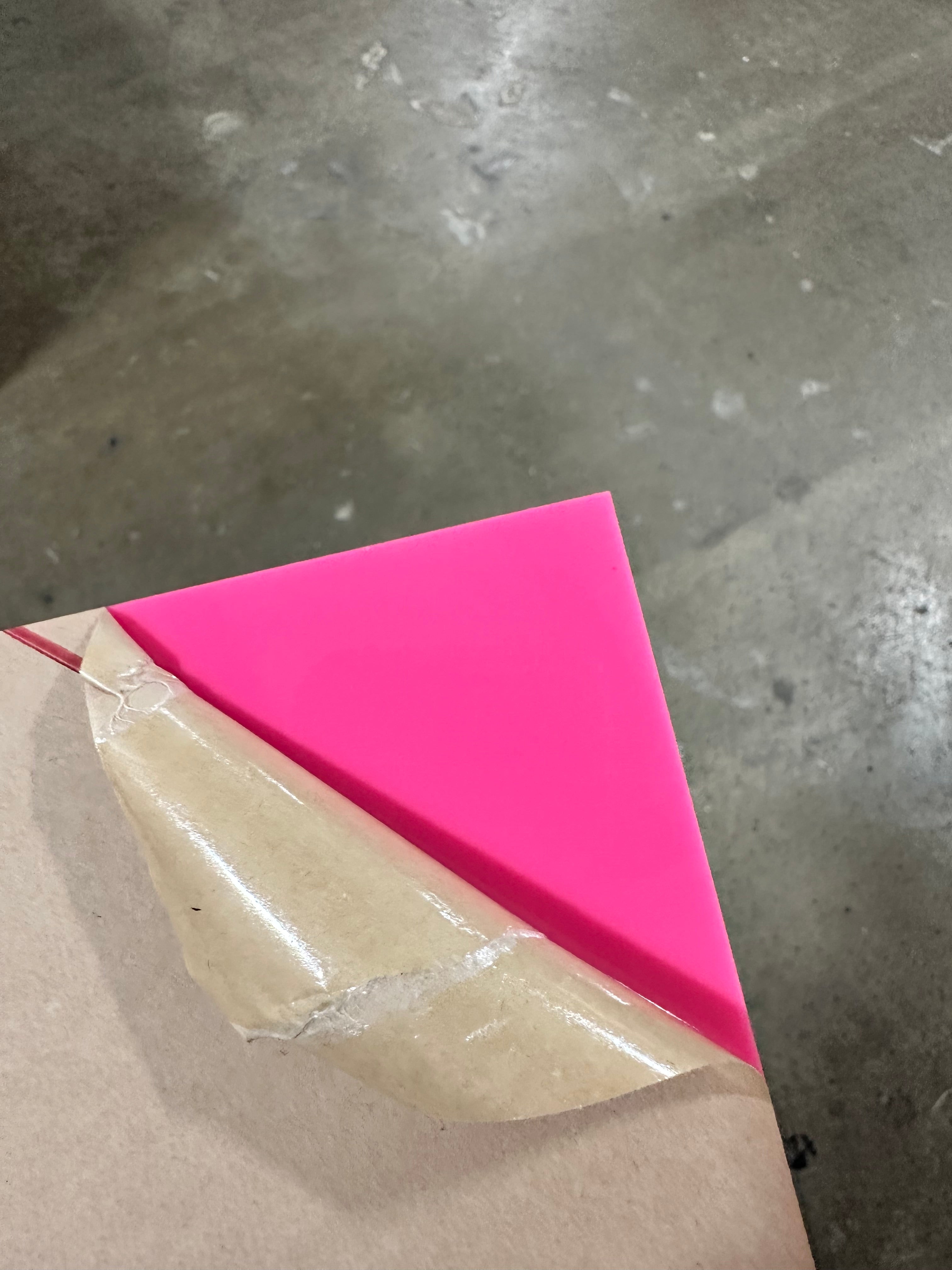 Gloss Hot Pink Cast Acrylic | Gloss Acrylic Sheet | CMB Acrylic