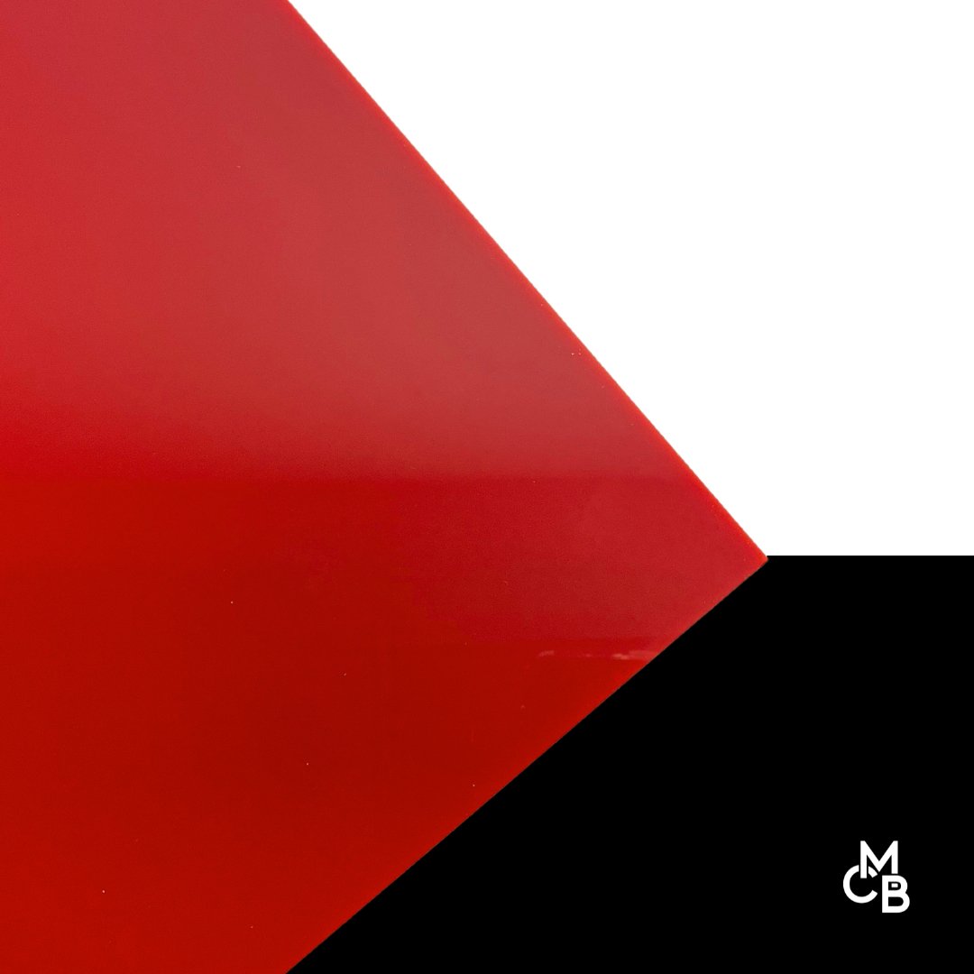 Gloss Paprika Cast Acrylic | Gloss Acrylic Sheet | CMB Acrylic