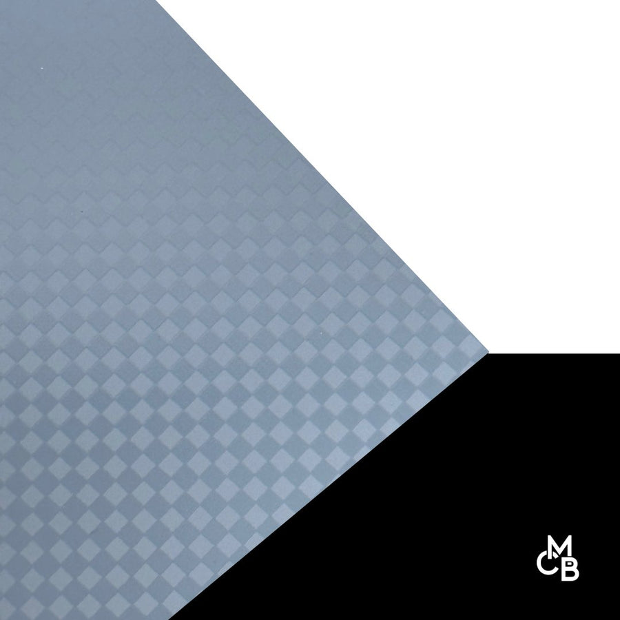 Glossy Checkered Monochromagic Pattern Acrylic Sheet - 