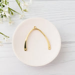 Gold 40mm Alloy Arches, 10 Pieces - 