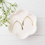 Gold 40mm Alloy Arches, 10 Pieces - 