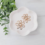 Gold Daisy 1 - Hole Brass Charms, 10 Pieces, Charm 110 - 