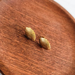 Gold Geometric Marquise Stud Connector, 10 Piece, Stud 1 - 