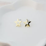 Gold Open Star Stud Earring Findings, 10 Pieces, Stud 96 - 