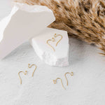 Gold Regular Loop Ball Style Stainless Steel Earring Hooks, 20 Pieces, Earring Hook 50 - 