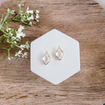 Gold Rhombus Crystal Charms, 10 Pieces, Charm 36 - 